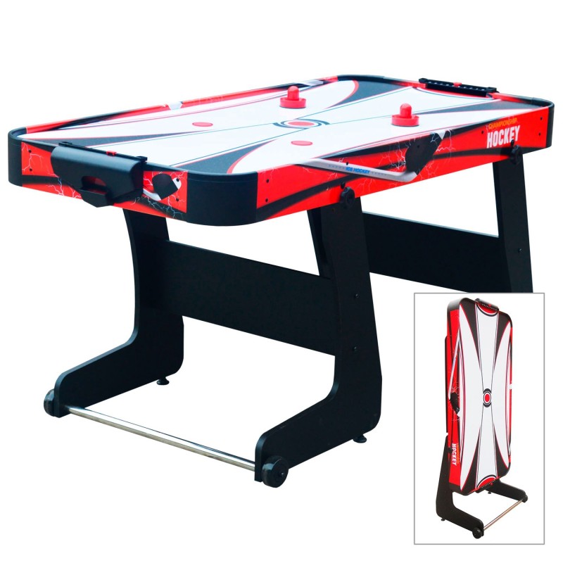 mesa plegable air hockey