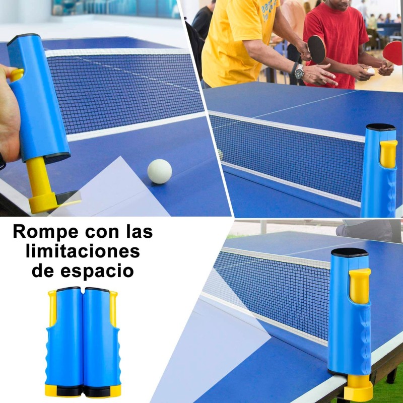 Juego Soporte y Red Retráctil