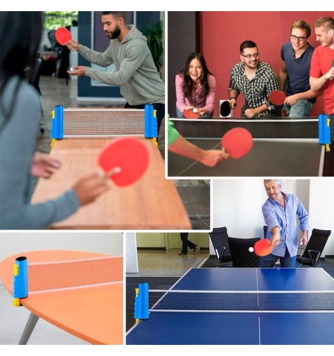 Juego Soporte y Red Retráctil