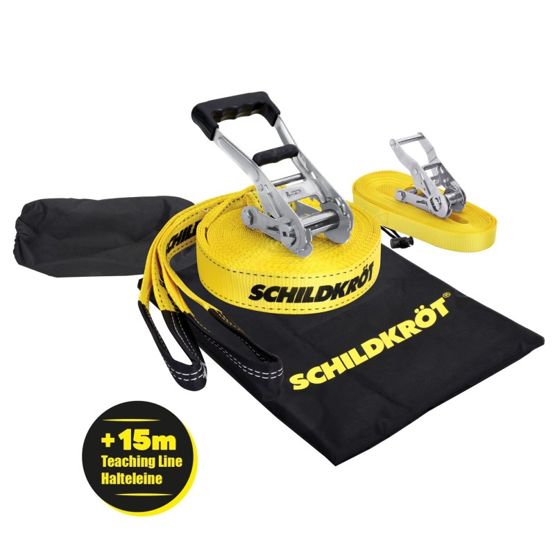 Slackline amarillo