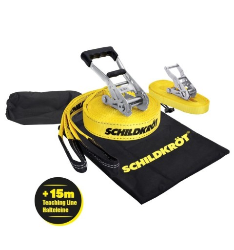 Slackline amarillo