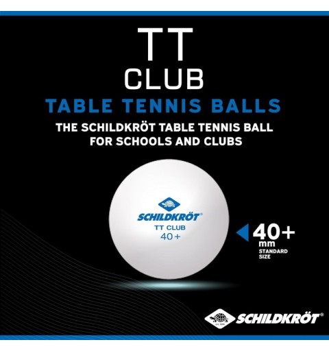 Caja 120 Pelotas Ping Pong Schildkröt TT-Club
