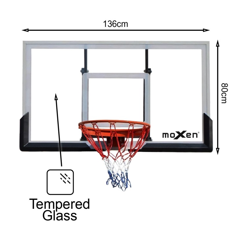 Tablero basket cristal templado