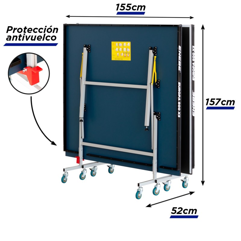 Mesa Ping Pong Enebe Europa 800 X3