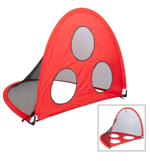 Portería Plegable Zastor Bool Rojo/Negro