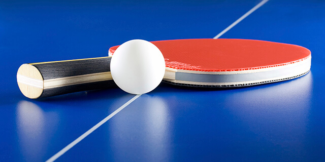 Palas de ping-pong (3 capas) 