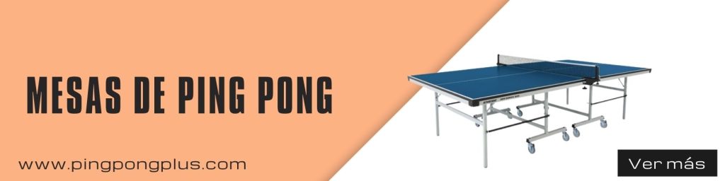 Mesas de ping pong. Vocabulario técnico de tenis de mesa.