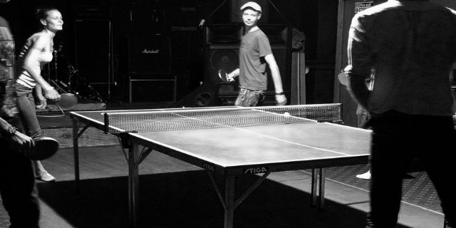 mesa de ping pong familiar
